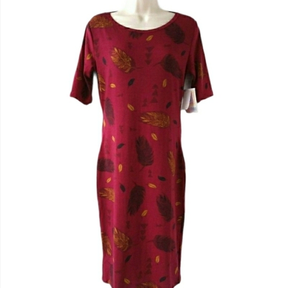 LuLaRoe Floral Sheath Julia Dress - Picture 1 of 6